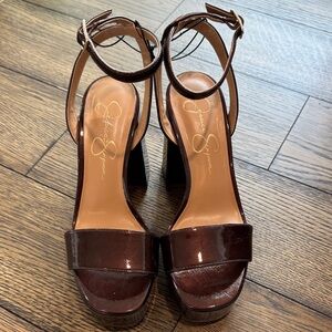Jessica Simpson Platform Heeled Sandals Size 7 NWOT